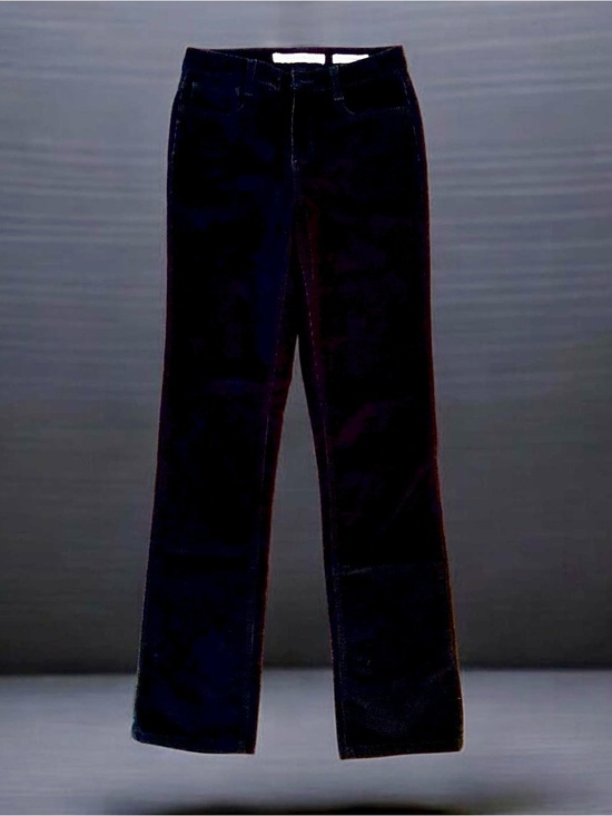 Jones New York Denim - Jones New York Black Sutton Straight Leg Stretch Corduroy Jeans